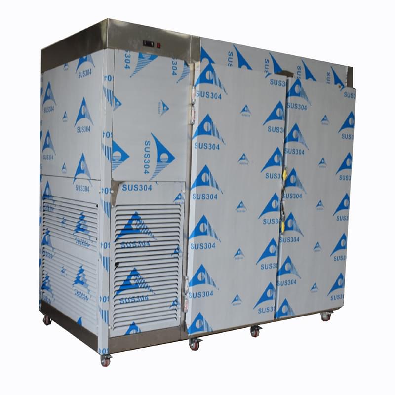 stainless steel kitchen freezer